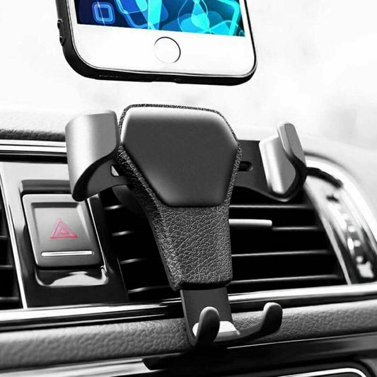 Universal Gravity Car Phone Mount – Air Vent Holder for iPhone & Samsung